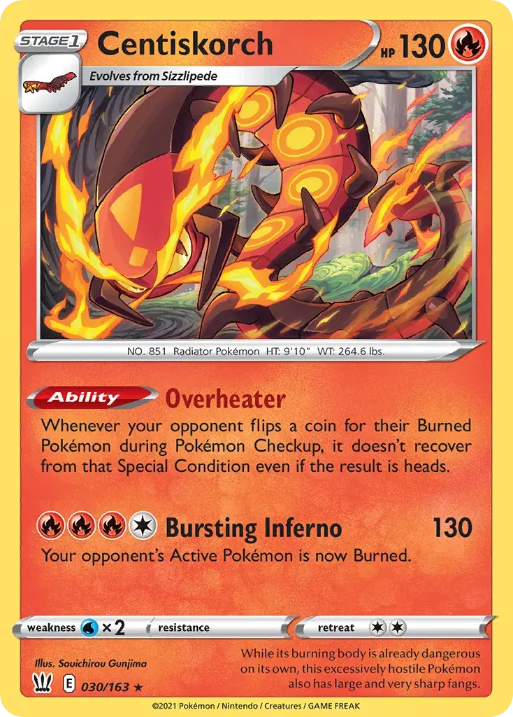 Centiskorch Battle Styles 30