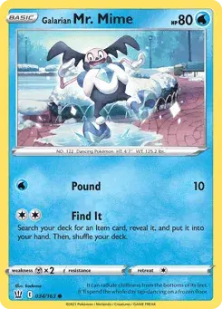 Galarian Mr. Mime Battle Styles