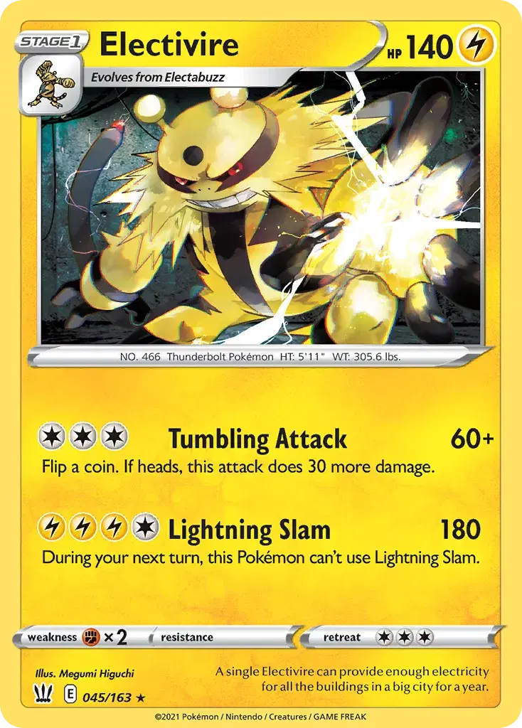 Electivire Battle Styles 45