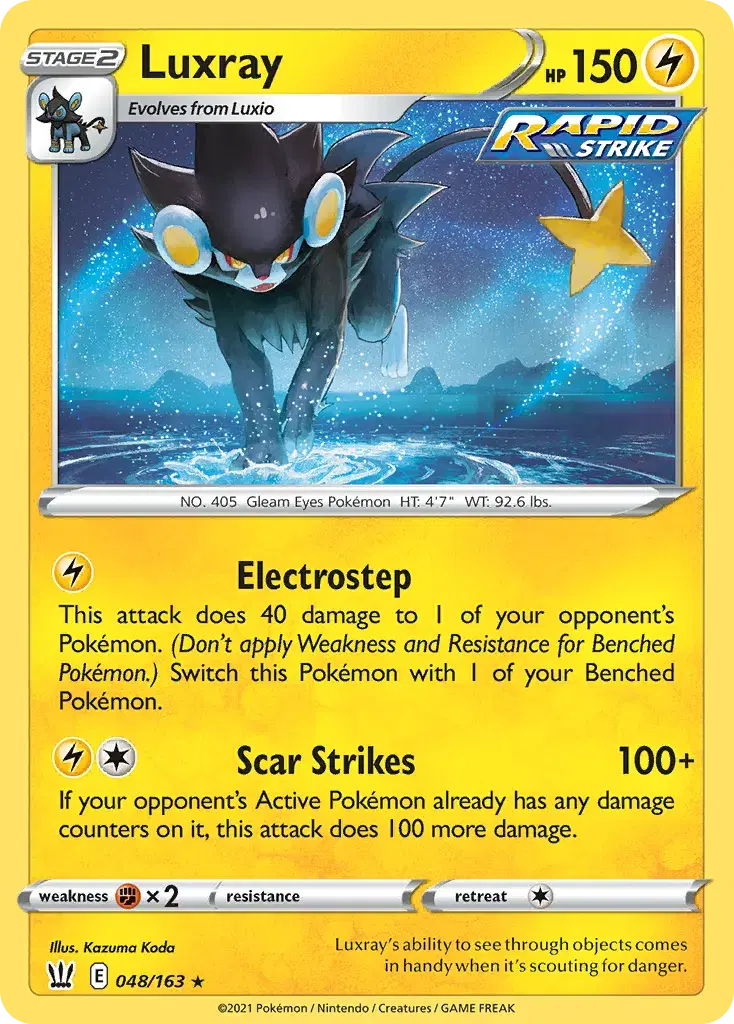 Luxray Battle Styles 48