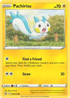 Pachirisu Battle Styles