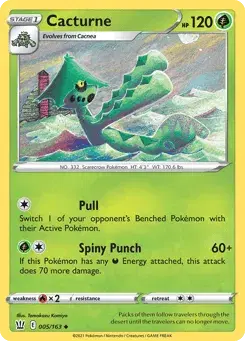 Cacturne Battle Styles