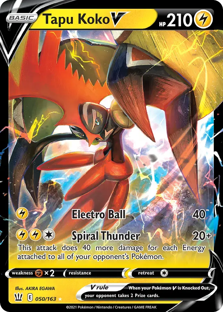 Tapu Koko V Battle Styles 50