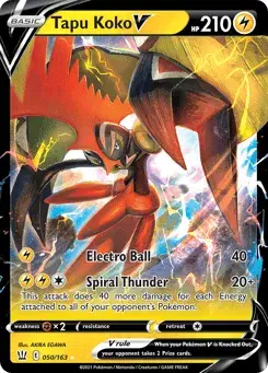 Tapu Koko V Battle Styles
