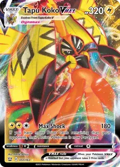 Tapu Koko VMAX Battle Styles