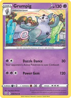 Grumpig Battle Styles