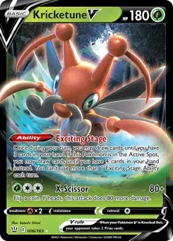 Kricketune V Battle Styles