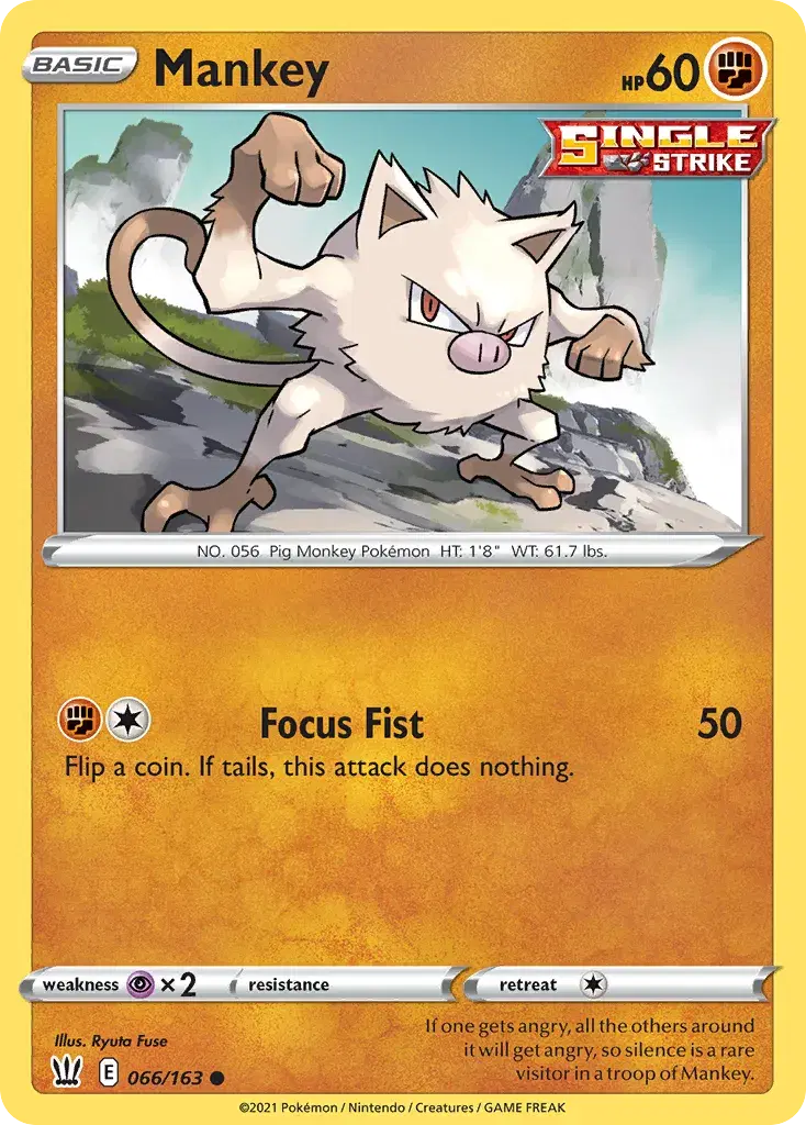 Mankey Battle Styles 66