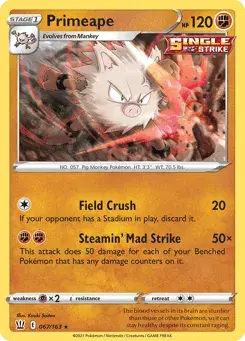 Primeape Battle Styles