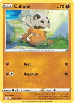 Cubone Battle Styles