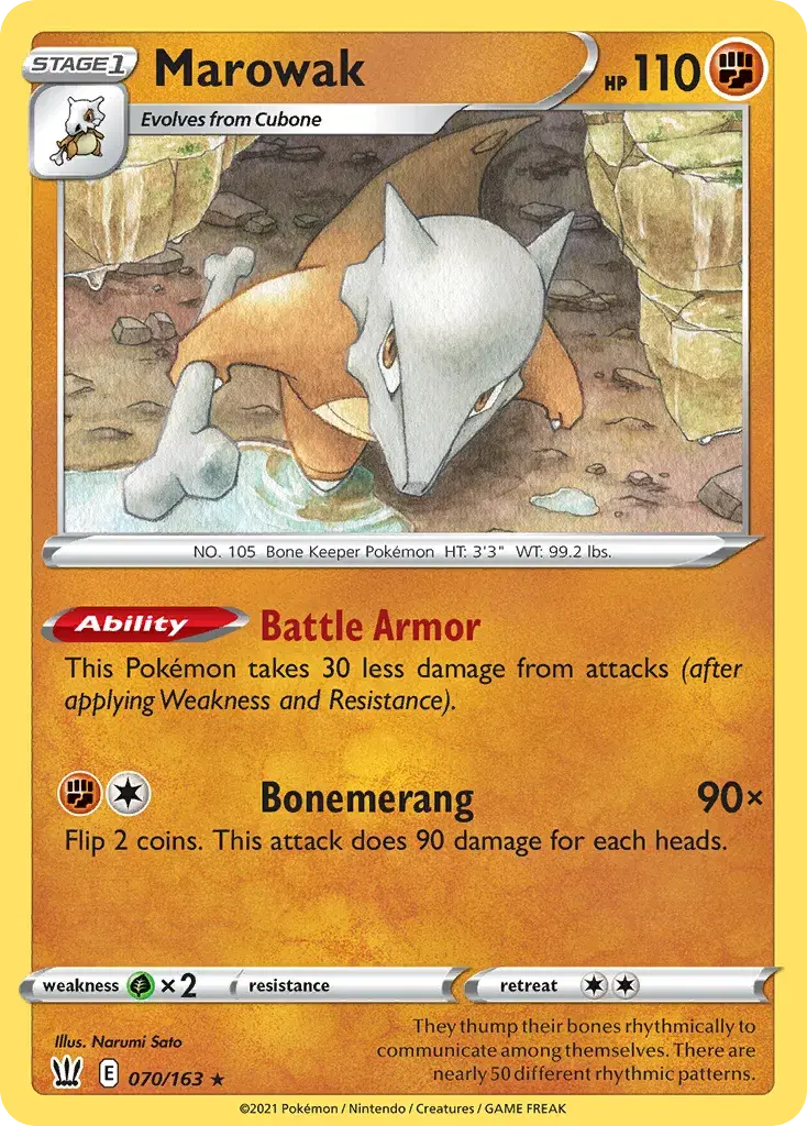 Marowak Battle Styles 70
