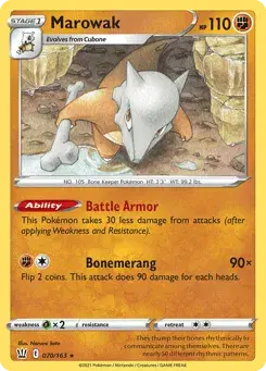 Marowak Battle Styles