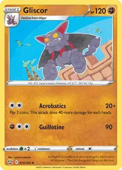Gliscor Battle Styles