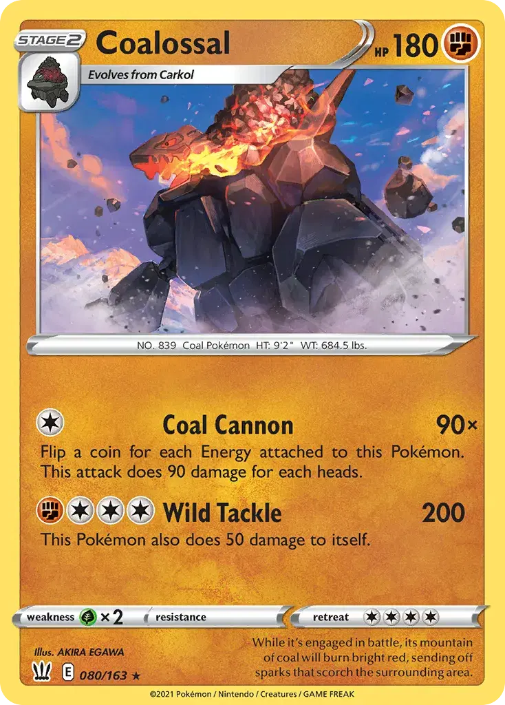 Coalossal Battle Styles 80