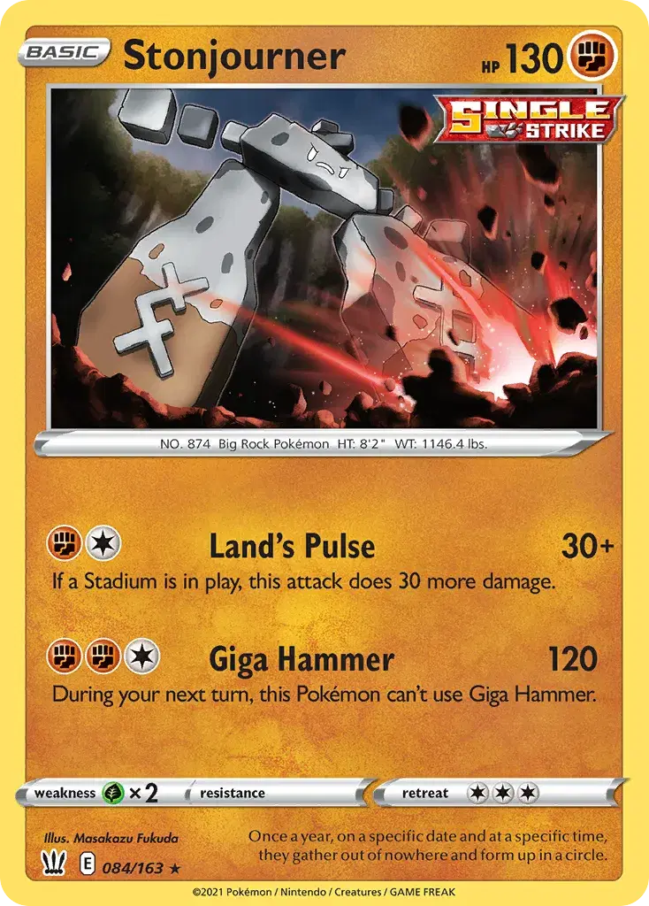 Stonjourner Battle Styles 84