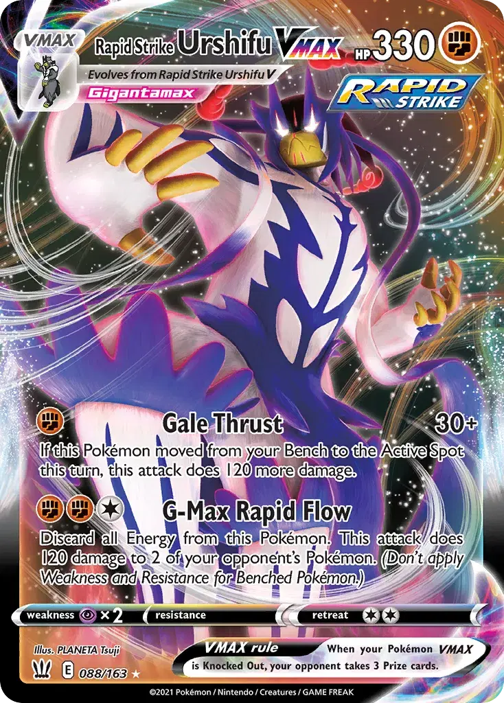 Rapid Strike Urshifu VMAX Battle Styles 88