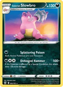 Galarian Slowbro Battle Styles