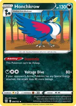 Honchkrow Battle Styles