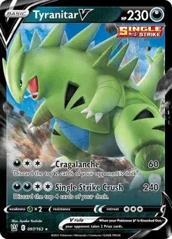 Tyranitar V Battle Styles