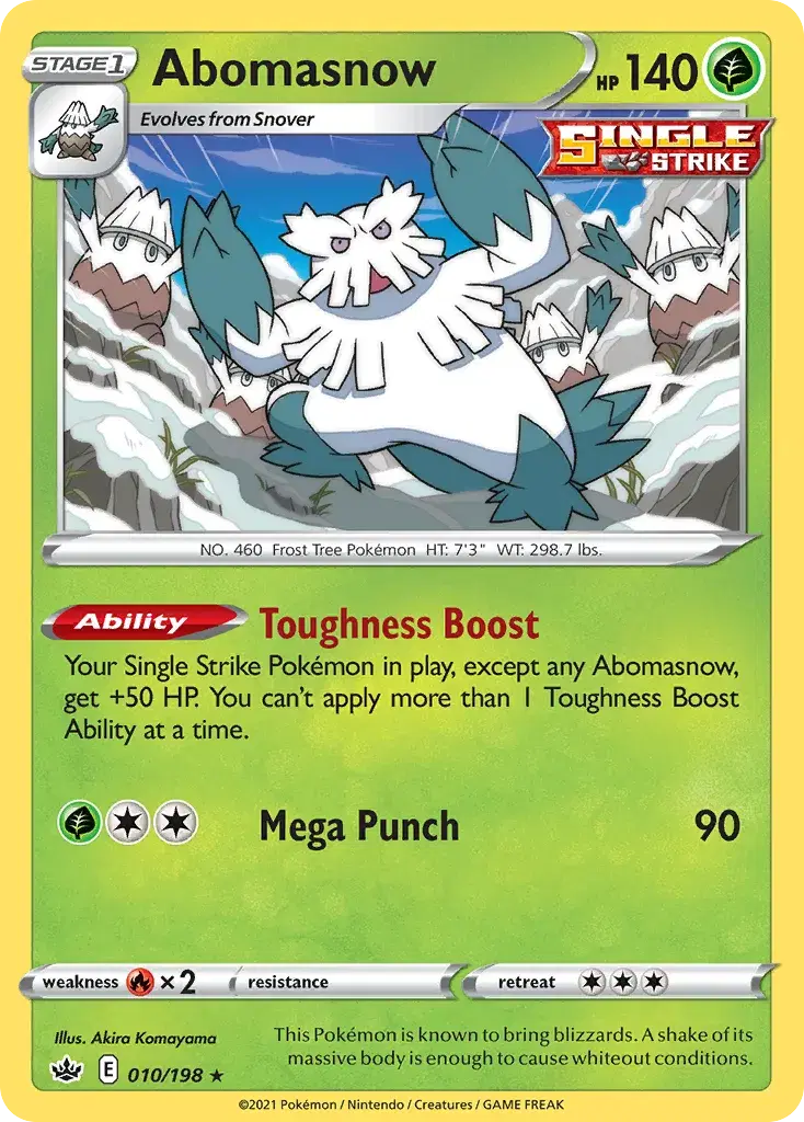 Abomasnow Chilling Reign 10