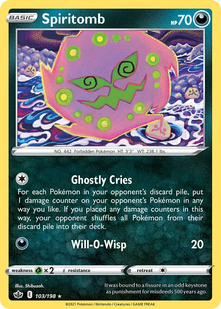 Spiritomb Chilling Reign 103