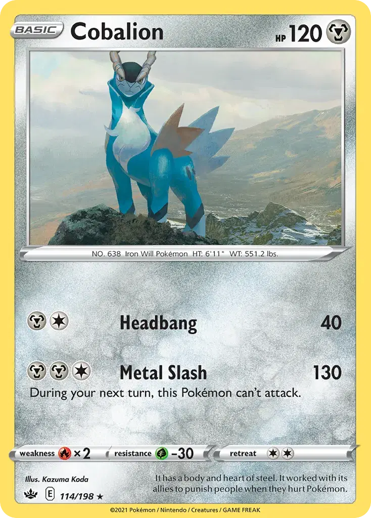 Cobalion Chilling Reign 114