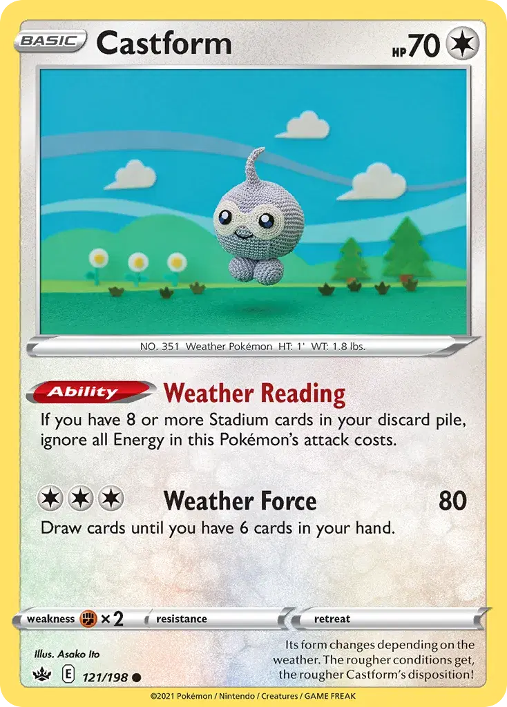 Castform Chilling Reign 121
