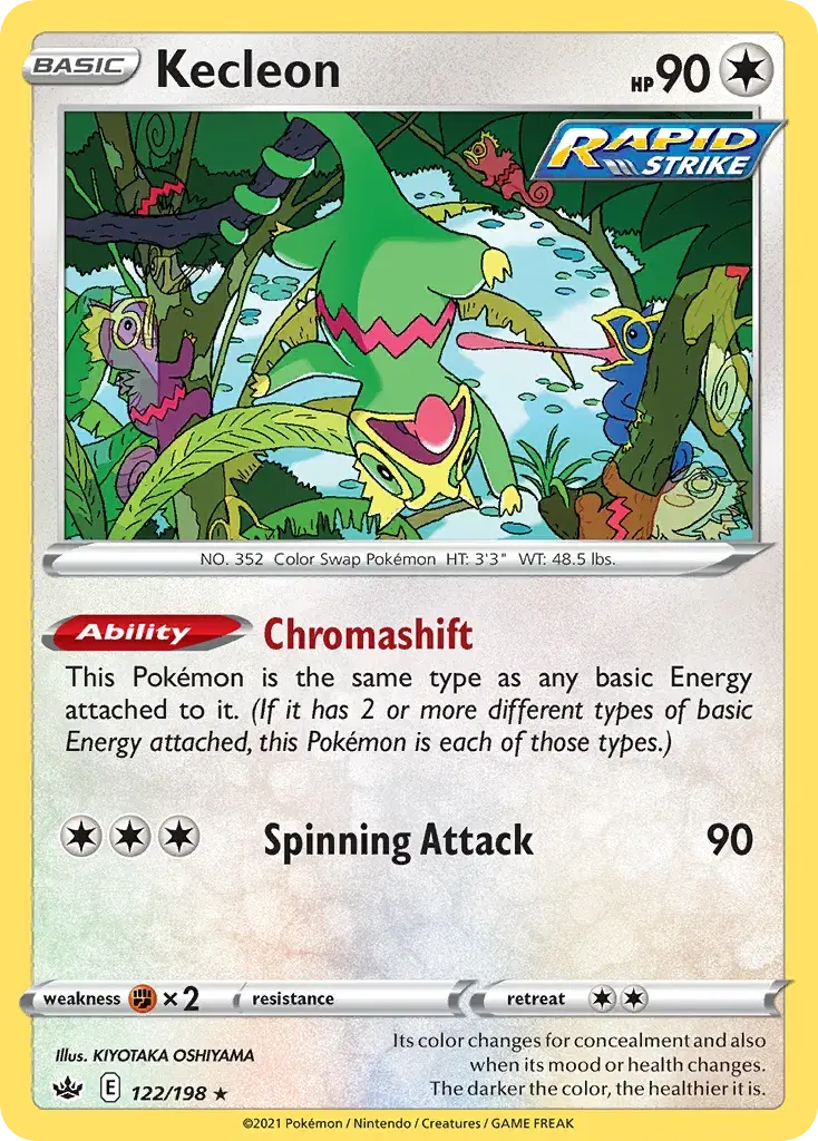 Kecleon Chilling Reign 122