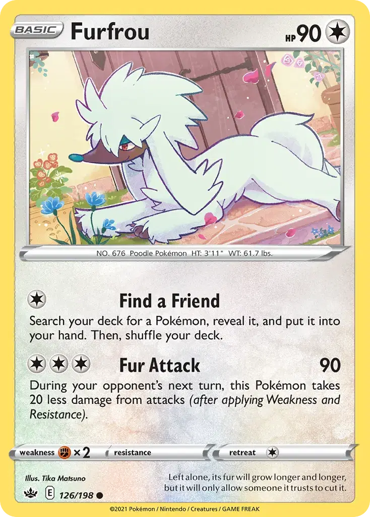 Furfrou Chilling Reign 126