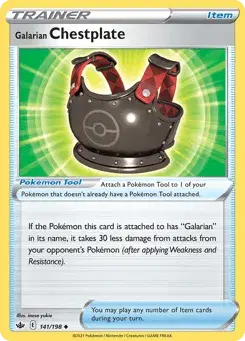 Galarian Chestplate Chilling Reign