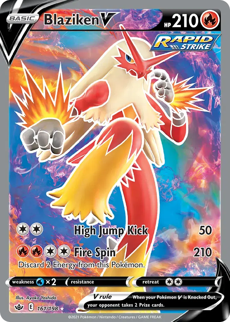 Blaziken V Chilling Reign 161