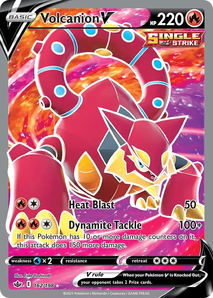 Volcanion V Chilling Reign 162
