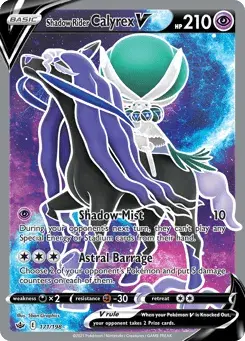 Shadow Rider Calyrex V Chilling Reign