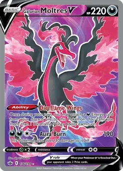 Galarian Moltres V Chilling Reign