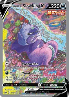 Galarian Slowking V Chilling Reign