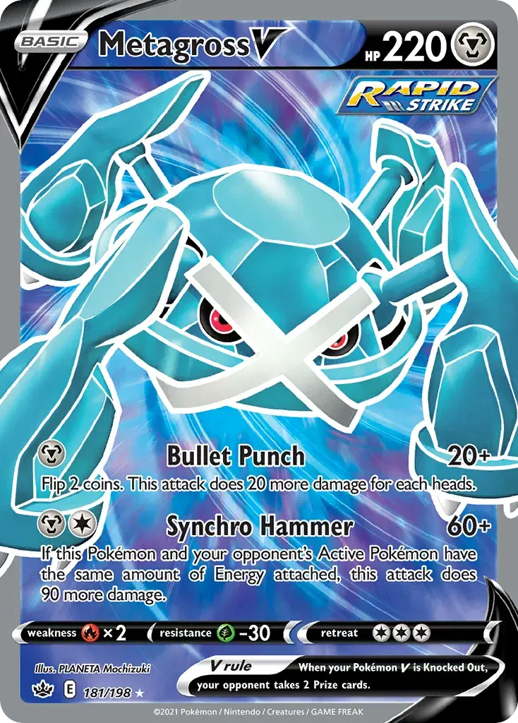 Metagross V Chilling Reign 181