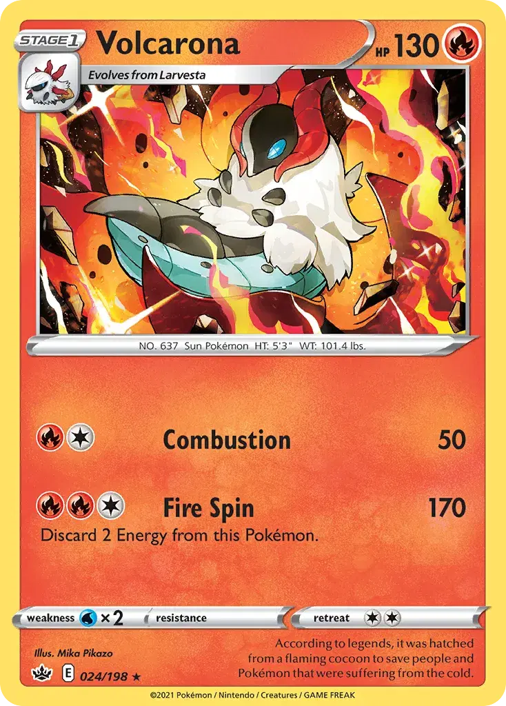 Volcarona Chilling Reign 24