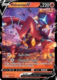 Volcanion V Chilling Reign