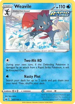 Weavile Chilling Reign