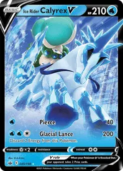 Ice Rider Calyrex V Chilling Reign