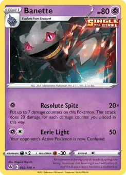 Banette Chilling Reign
