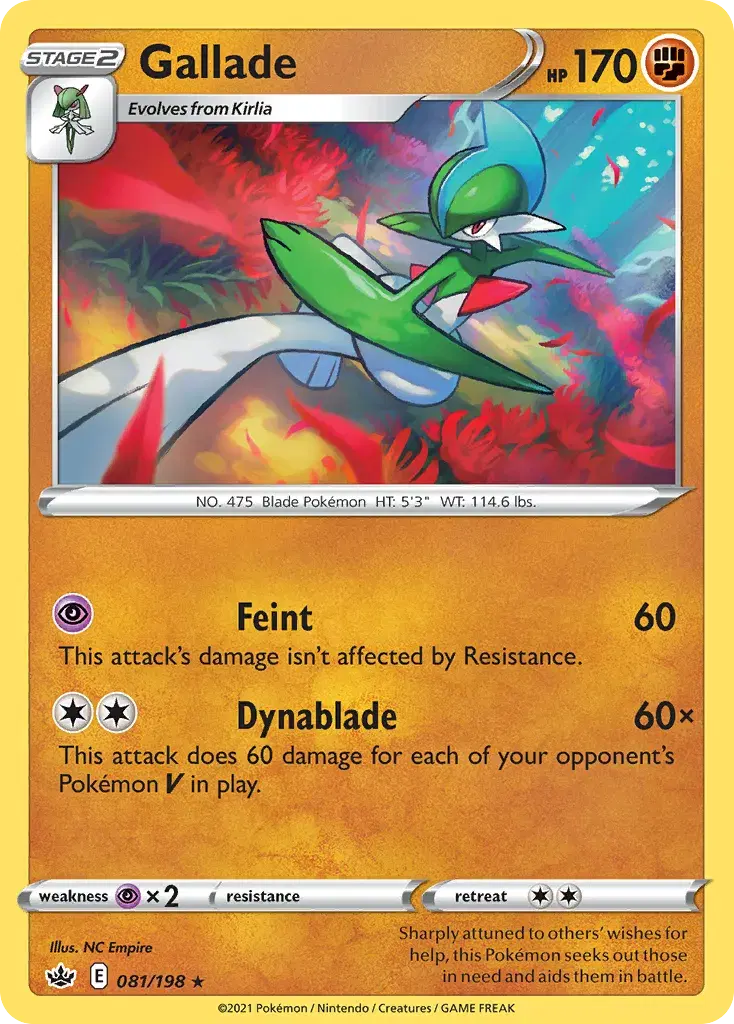Gallade Chilling Reign 81
