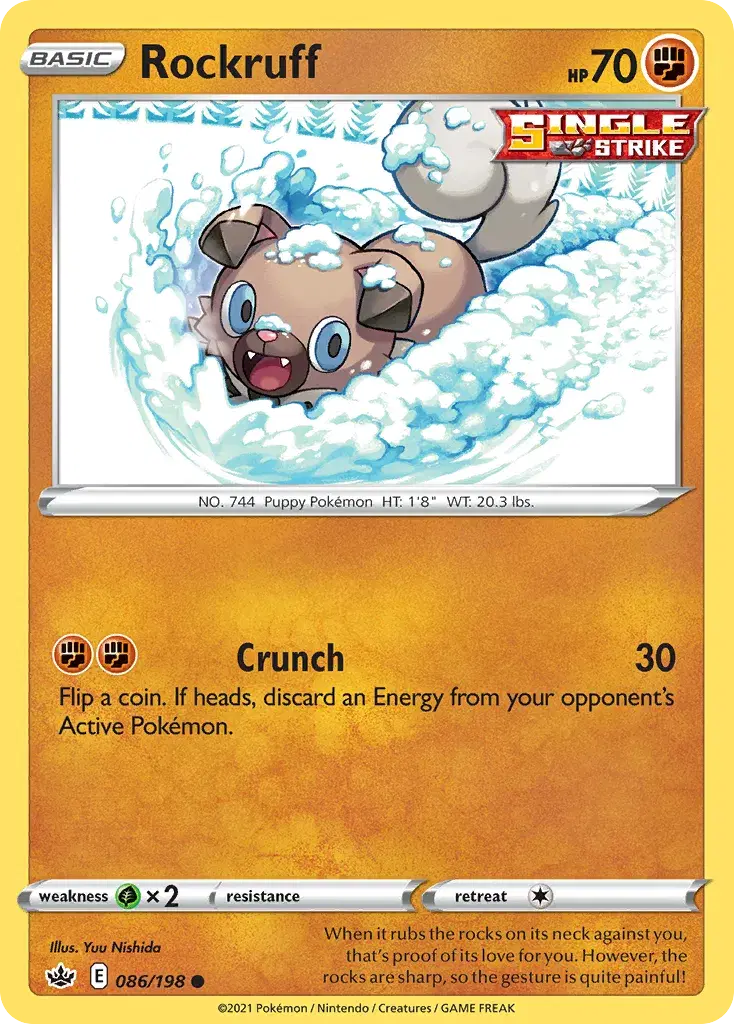 Rockruff Chilling Reign 86