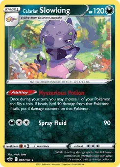 Galarian Slowking Chilling Reign
