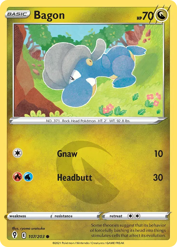 Bagon Evolving Skies 107