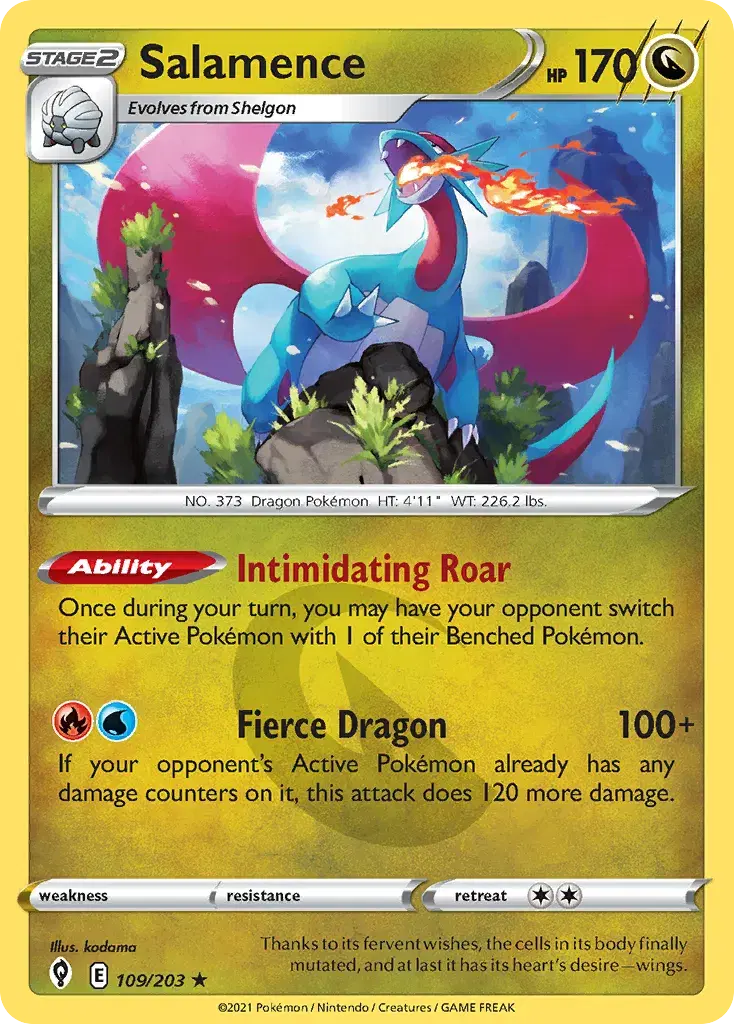 Salamence Evolving Skies 109