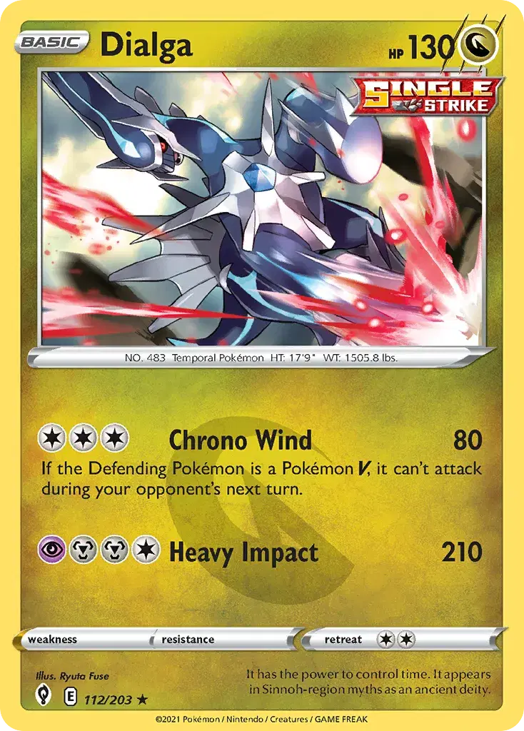 Dialga Evolving Skies 112