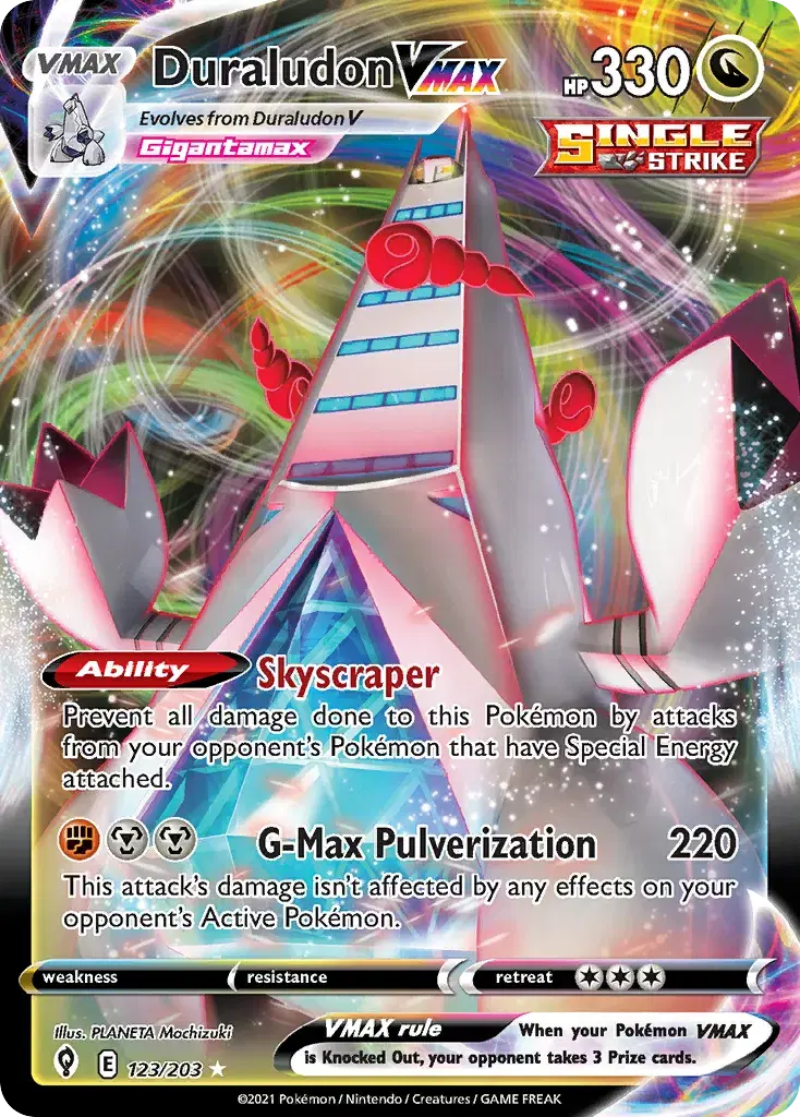 Duraludon VMAX Evolving Skies 123