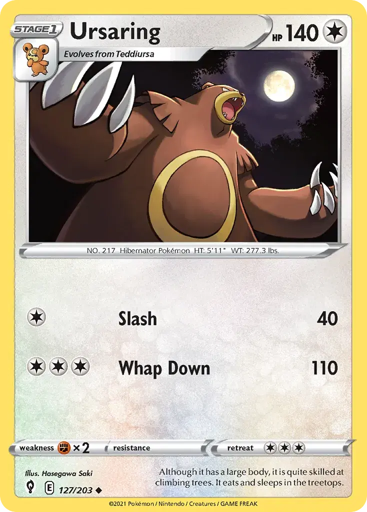 Ursaring Evolving Skies 127