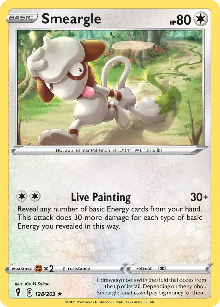 Smeargle Evolving Skies 128